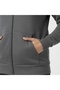 Women's Cotton Fleece-Lined Hooded Slim Fit Double Pocket Fleece Jacket Cardigan - 5