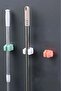 Kitchen and Bathroom Hanging Mop Broom Brush and Handle Holder - 2