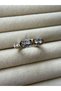Women's Gold Color Stone Modern Design Ring - Elegant and Sparkling Everyday Jewelry" - 6