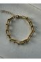 Tfny Style Bracelet with Gold Color Steel Chain Detail - 5