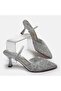 LARGE SIZE Slippers SLIPPERS WITH STONES 41-42-43-44 - SILVER - 4