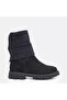 LARGE NUMBER WOMEN'S LEATHER BOOTS 41-42-43-44- BLACK SUEDE - 7