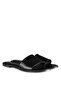 Large Size Women's Slippers 41-42-43-44 Size Black Genuine Leather