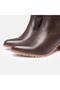 Large size women's cowboy boot 41-42-43-44 coffee skin - 6