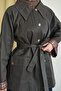 Women's Wrists Look Plaid Trench Coat Brown - 7
