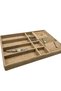 Domestic Production Helsinki Model Suede Coated Milk Coffee Color Multiple Mix Drawer Inside Jewelry Organizer - 5