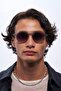Pearl Grey Black Gradient Men's Sunglasses