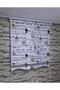Cappuccino Brown Printed Zebra Curtain (Skirt Beaded) Enxboy - 6