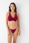 Low-Cut Stone Lace Bra Set - 2