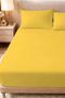Elastic Fitted Sheet 100% Cotton Oeko-Tex ®   Certified (Made from Duvet Cover Fabric) 57 Tel Sarı - 2