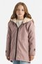 Water Repellent Hooded Zippered Raincoat Girls' C5229A824Au - 3