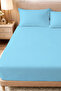 Elastic Fitted Sheet 100% Cotton Oeko-Tex ®   Certified (Made from Duvet Cover Fabric) 57 Tel Mavi - 2