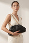 Black Women's Chain Shoulder Bag - 2