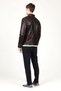 E 178 Genuine Leather Men's Coat - 4