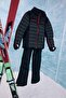 Warm Water Repellent Regular Fit Hooded Zippered Windproof Ski Coat F5352Ax25Wn - 8