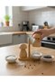 Natural Bamboo Heart Stand Modern Cork Design Wooden Salt and Pepper Shaker Presentation Set Decor Salt Shaker - 8