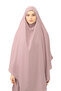 ملاءة سرير لحفلات الزفاف من Sultanbaş، مقبض عباية Cilbab Khimar، ياقة مطاطية، حجاب Ferace Medine Silk - 8