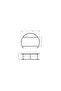 2-Piece Shiny Gold Large Size Metal Presentation Tray Serving Plate Transparent Plexiglass - 3