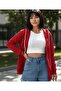 Women's Color Hooded Zippered Sweatshirt - 6