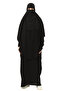 ملاءة سرير لحفلات الزفاف من Sultanbaş، مقبض عباية Cilbab Khimar، ياقة مطاطية، حجاب Ferace Medine Silk