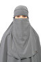 ملاءة سرير لحفلات الزفاف من Sultanbaş، مقبض عباية Cilbab Khimar، ياقة مطاطية، حجاب Ferace Medine Silk - 4