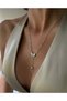 Steel Necklace, Tarnish Resistant, Antiallergic, Silver Color, with Ribbon Figure (2 Years Importer Warranty) - 8