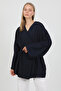 Natural Viscose Fabric Women's Kimono with Pockets and Belt 1168 – Collarless, Lightweight, Flowy, Summer Model - 6