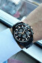 Function Men's Wristwatch 3 Atm Water Resistant Black Color Steel Band Elg585 - 3