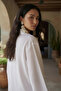 100% Cotton Linen Pocket Lace-Up Women's Kimono 1165 – Shirt Collar, Breathable Fabric - 5