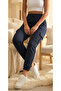 Women's Pocketed Lace-Up Elastic Tight-Legged Comfortable Sweatpants, Trousers