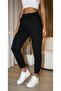 Women's Pocketed Lace-Up Elastic Tight-Legged Comfortable Sweatpants, Trousers - 7