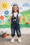 9-36 Months Girl's Teddy Bear Salopet Anthracite - 6