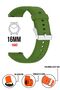 16mm Fossil-Welder-Casio-Seiko-Omega-Armani Watch Compatible Silicone Watch Band Strap A7216Mm - 2