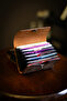 Genuine Leather Card Holder Wallet with Accordion Compartment Unisex