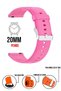 20mm Fossil-Welder-Casio-Seiko-Omega-Armani Watch Compatible Silicone Watch Band Strap A7220Mm - 2