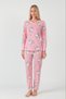Hello Kitty 6 Pink Color Long Sleeve Pajama Set
