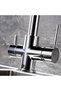 Round Three-Way Purified Water L-Handle Luxury Kitchen Faucet - 4