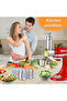 Dishwasher Safe,Stainless Steel Slicer/Shredder Attachment for KitchenAid Stand Mixer, Salad Mach... - 3