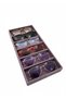 Domestic Production Lefkoşa Model Suede Fabric Lilac Color 38 cm / 19 cm Glasses Display Drawer Stand