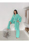 Chiffon Sleeve Two-Piece Set - 7