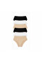 Women's 6-Pack High Waist Basic Stitch-Free Laser Cut Panties Colorful - 5