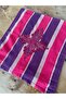 Local Handwoven Organic Cotton Striped Buldan Handwoven Lasele Throw Pillow Cover - 2