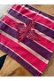 Local Handwoven Organic Cotton Striped Buldan Handwoven Lasele Throw Pillow Cover