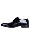 386 Black Patent Leather %Leather Rubber Men's Classic Shoes - 3