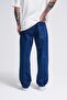 Men's Relaxed Baggy Jeans Dark Blue - 4