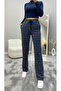 Buy Elasticated Plaid Sweatpants with Wide Legs.
