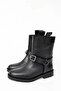 Black Leather Riding Boots 125211 - 6