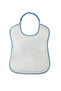 030 Blue Toddler Oilcloth Bib - 5