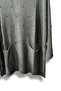 Mercerized Knitwear Women's Oversize Tunic - Size 38-52 Compatible Standard Size - 3