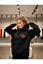 Kalpli Kapüşonlu Sweatshirt
